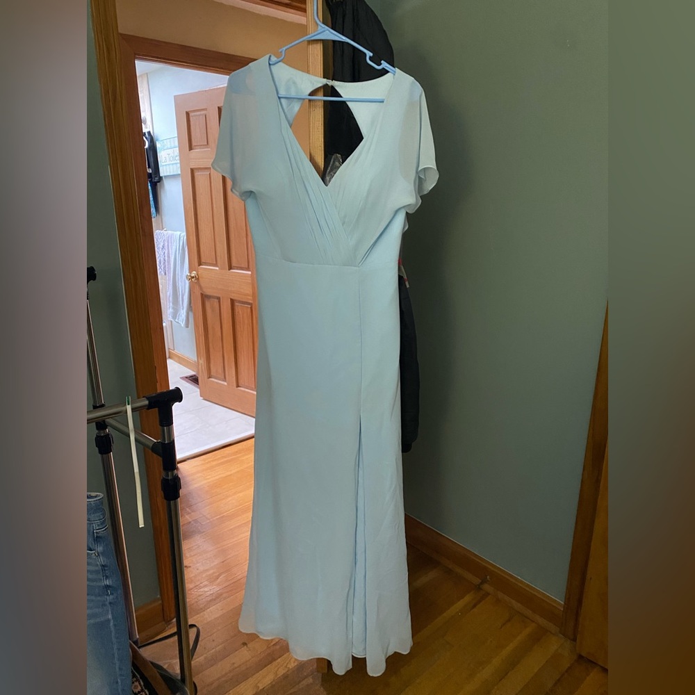 Azazie Sky Blue Rylee Bridesmaids Dress